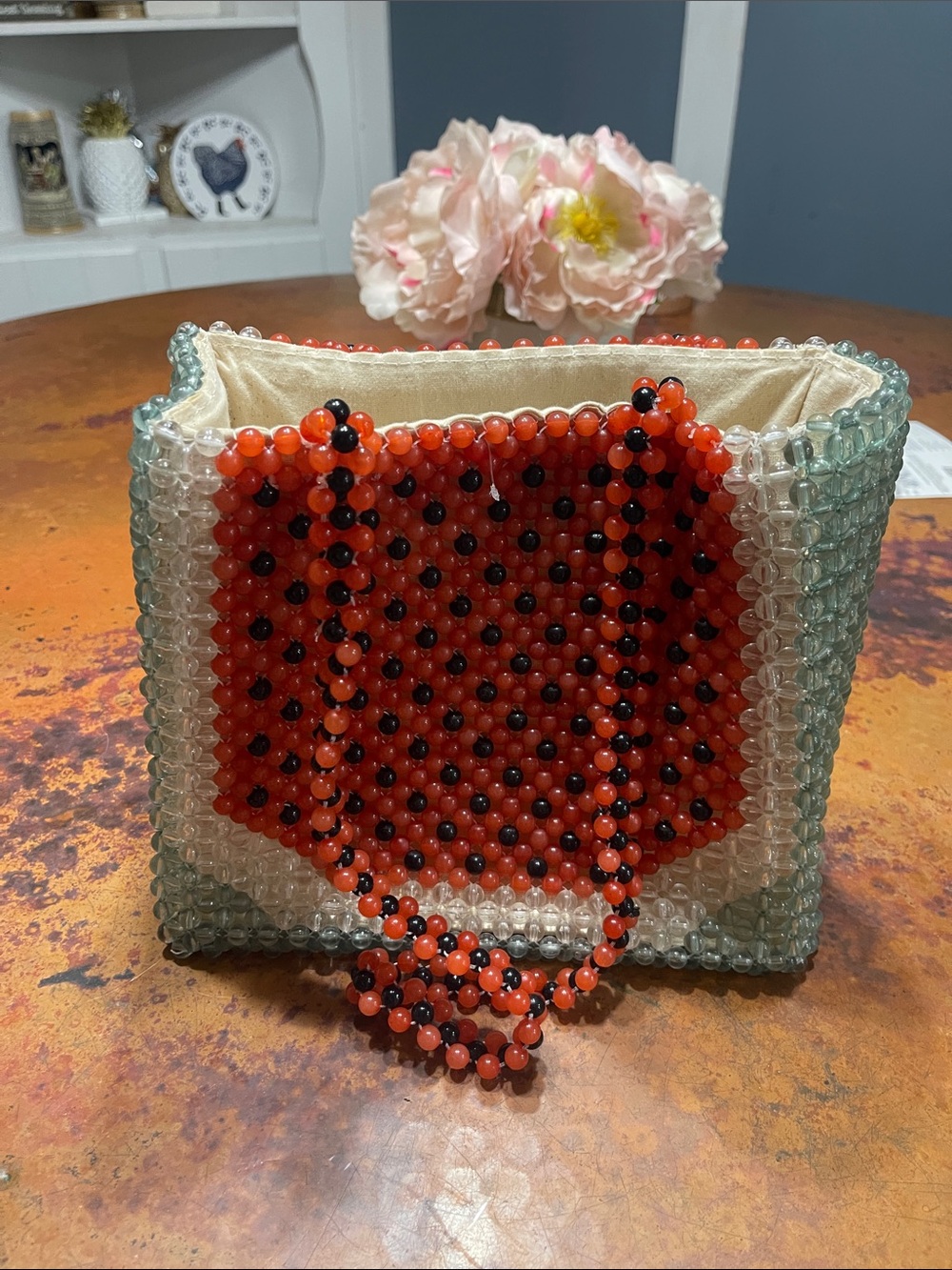 Beaded Watermelon Purse by Cynthia Rowley